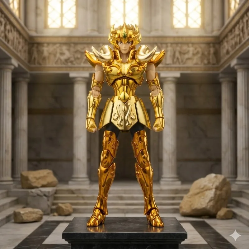

【In Stock】 Saint Seiya CS Model Myth Cloth EX Leo Aiolia Metal Armor Diecast Action Figure Collection