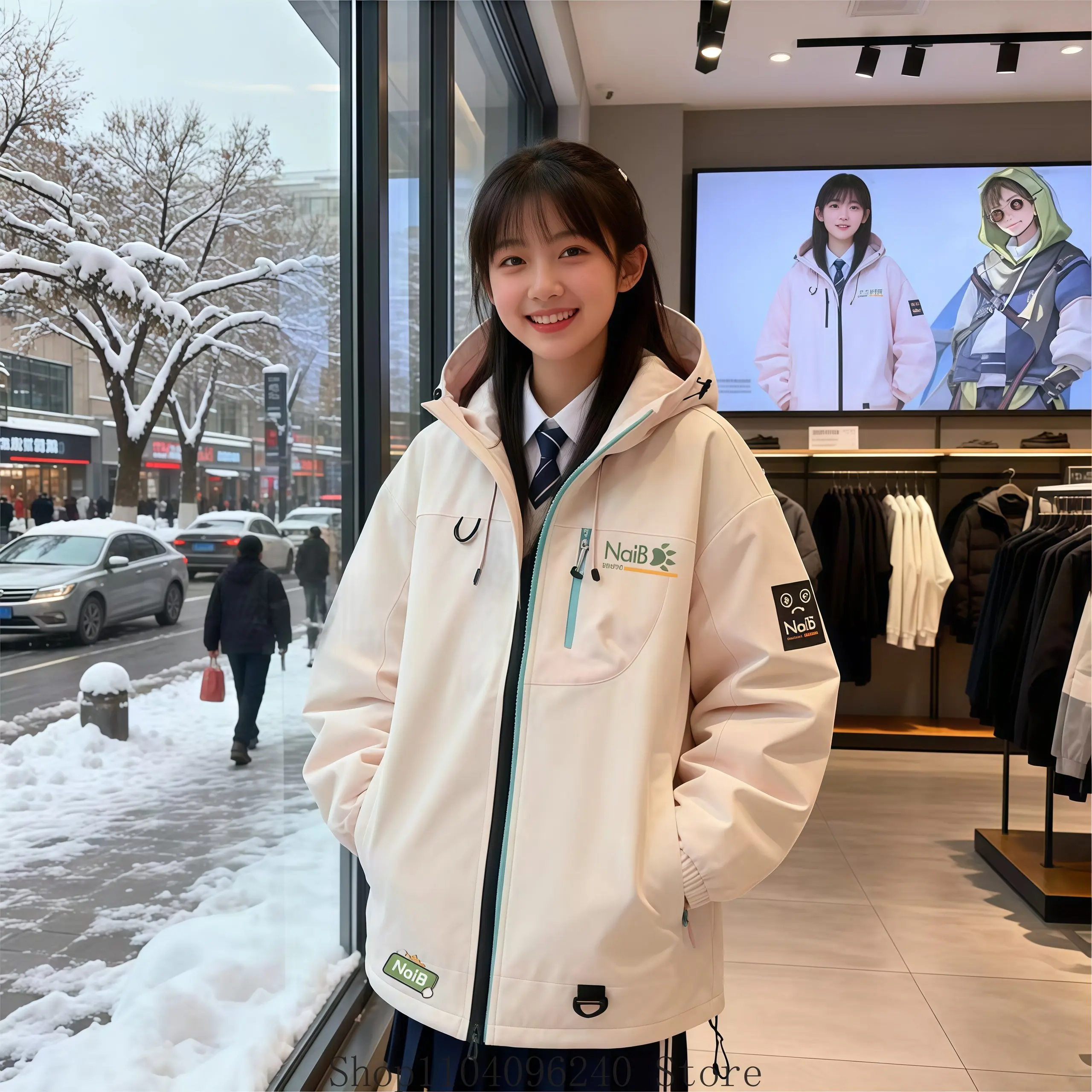 

Identity V Emma Woods Luca Balsa Naib Subedar Anime Cosplay Long Sleeve Jacket Unisex Coat Hooded Sweatshirt Top Cosplay Costume