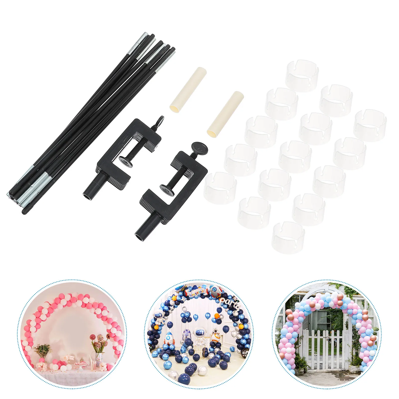 

Plastic Balloon Display St Arch Rack Table Decorations Wedding Party Centerpiece Decor Bracket DIY Portable Storage Balloon