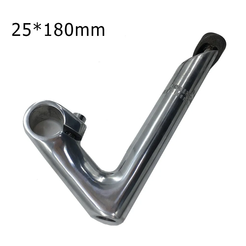 Aluminum Gooseneck Stem for Bikes Fits For 25 4mm Front Fork Features Minus 17 Degree Angle for Optimal Comfort