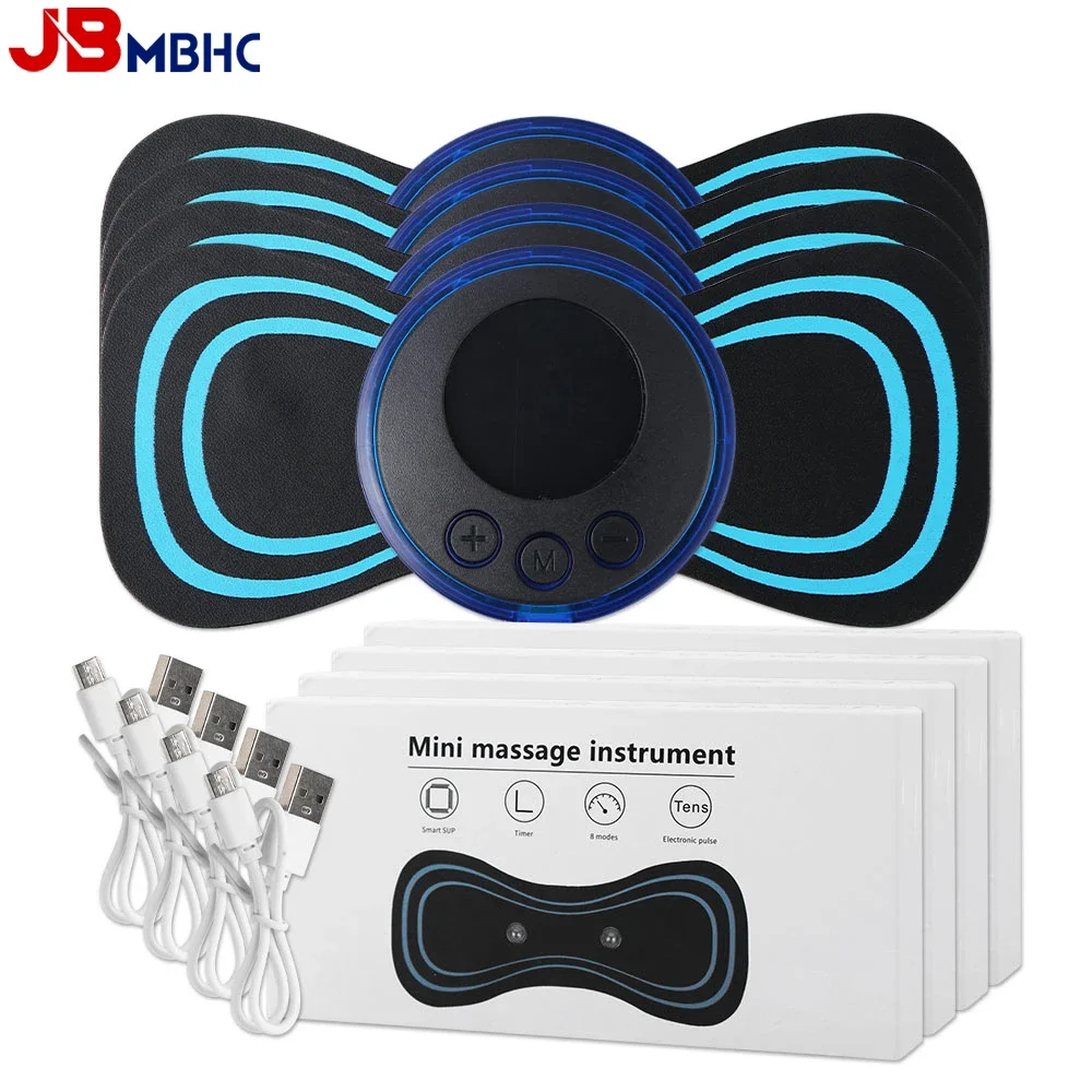 جهاز مساج للرقبة محمول EMS ، مدلك ، صغير ، عنق الرحم والظهر ، رقعة تخفيف آلام العضلات ، حصيرة محفز ، الساق ، أداة العناية بصحة الجسم