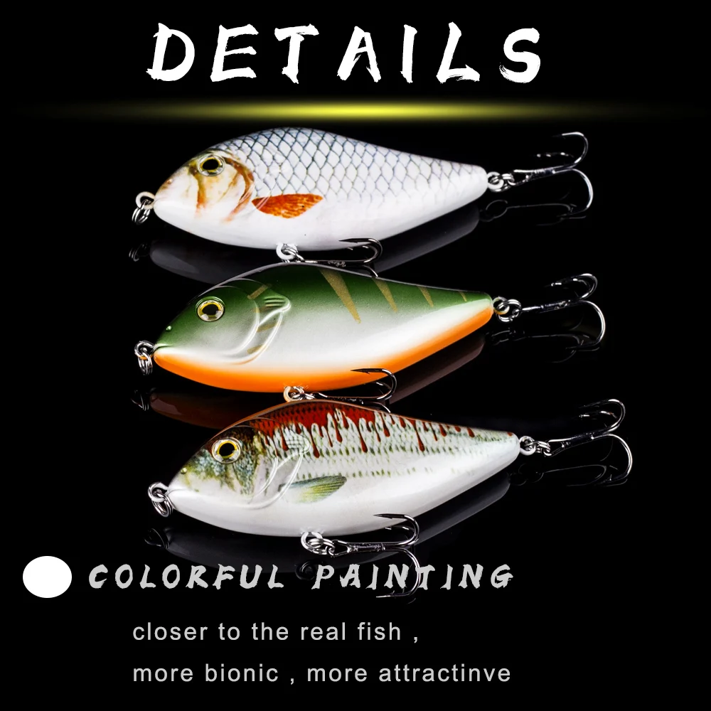 AYWFISH 저크베이트 파이크 루어 글라이드 하드 미끼 시끄러운 싱킹 인공 워블러 슬라이더 저크 낚시 미끼 10CM 45G 파이크 머스키 킬러