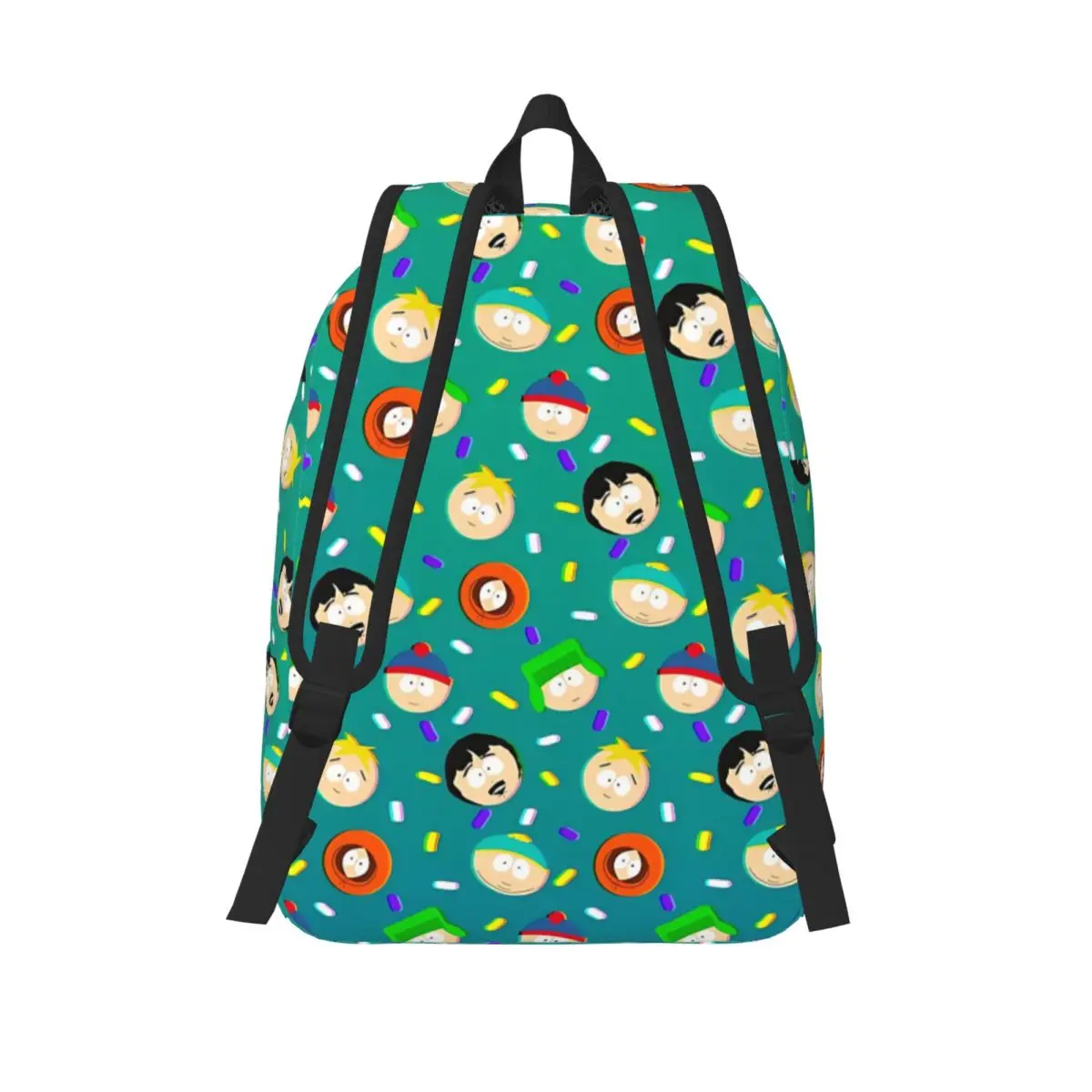 Souths Parks Padrão Mochila Clássica com Bolso Estudante Caminhadas Mochila de Viagem para Homens Mulheres Laptop Computador Bolsas de Lona