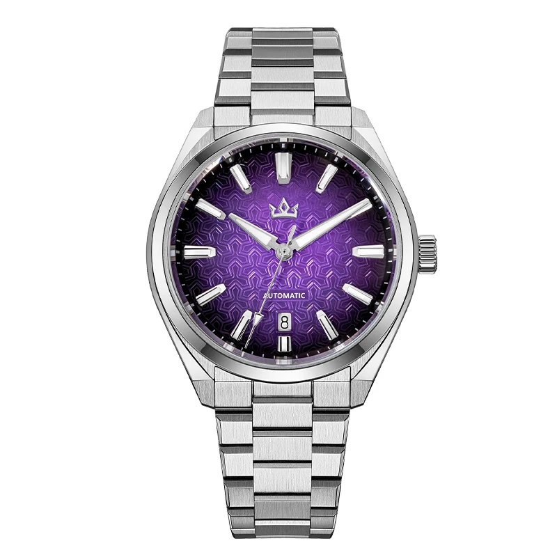 ADDIESKIN Herrenuhr Saphirglas Geprägtes Perlmuttzifferblatt ST2130 Mechanische Automatikuhr 200m Wasserdicht Armbanduhr Neu K014