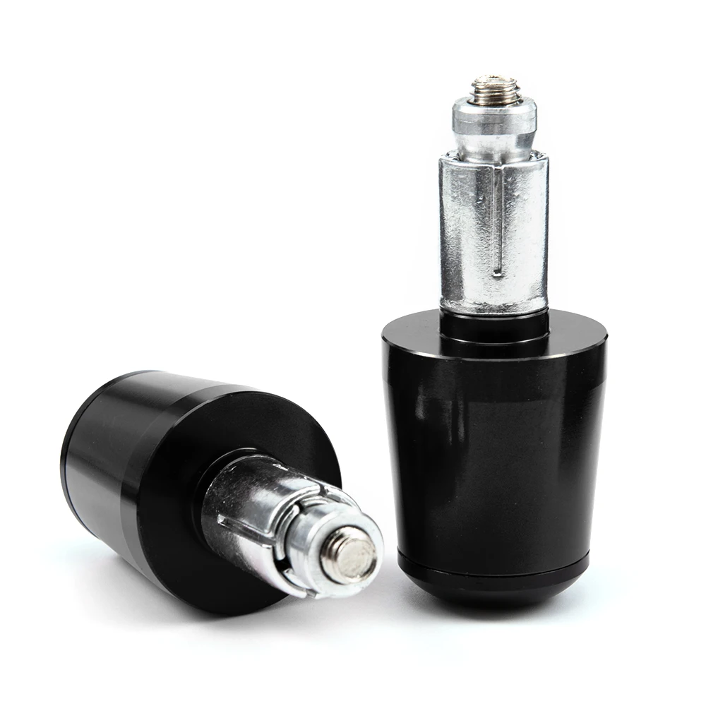 Plugue para guidão de motocicleta cnc 7/8 '', pesos finais para guidão, tampa para yamaha mt03 07 honda cbr, acessórios para motocicletas