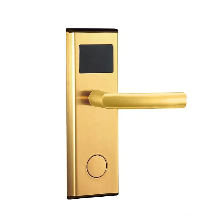 

Safety Electric Hotel System Cheap Hotel Lock With Handle Keys Card