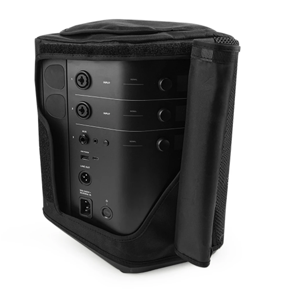 ل Bose S1 Pro + غطاء مكبر صوت BT محمول مع شريط مرن شبكي غطاء منزلق حافظة مكبر الصوت يحمي مكبرات الصوت عند السفر والحفلات