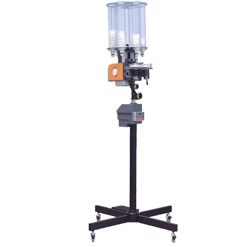 Intelligent badminton automatic serve machine, single-person sparring in the arena, feeding machine trainer