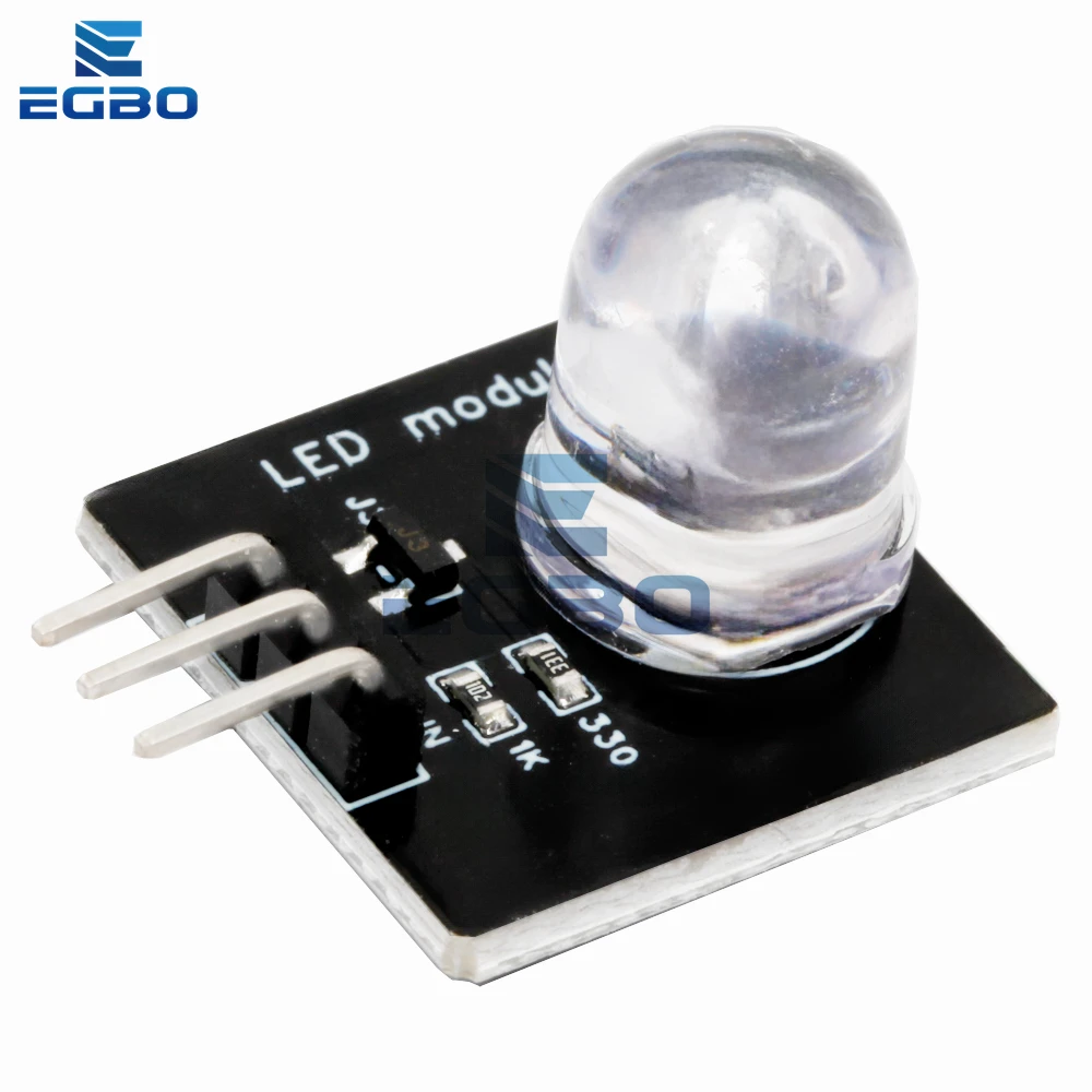 1 ~ 2 шт. 10 мм белый светодиодный индикаторный светоизлучающий модуль для Arduino