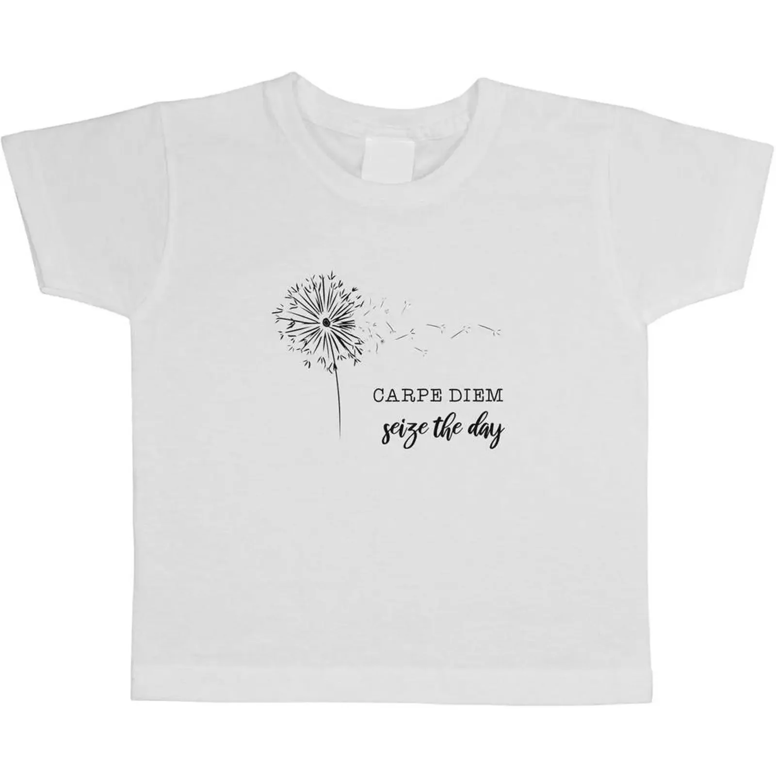 quot Carpe Diem Seize The Day Kinder Baumwoll T Shirt TS053050 vintage Washed Slightly Soft Top For Everyday Wear fashion