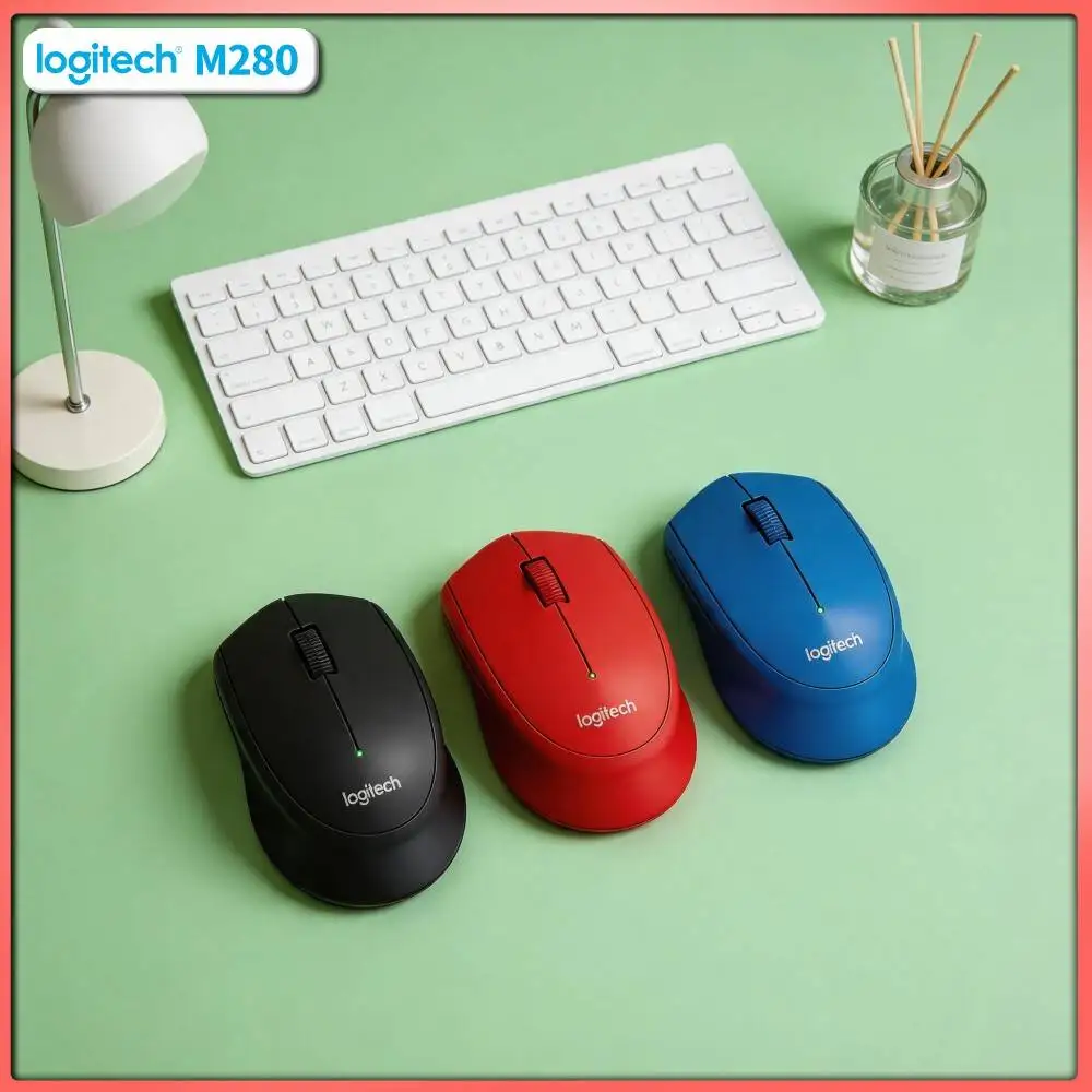 

Logitech M280 Wireless Optical Mouse Anti-Dust Sealed Sensor 2.4GHz 1000 DPI Exact Motion Control for Laptop Windows Mac