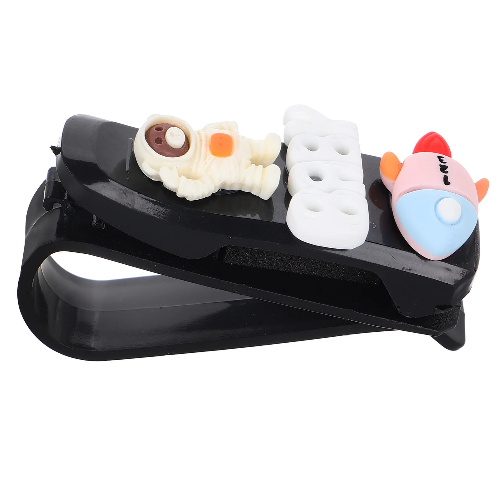 

Multifunctional Car Visor Sunglasses Clip Organizer Secure Glasses Holder Stylish Accessory Interior Eyewear Storage Cute