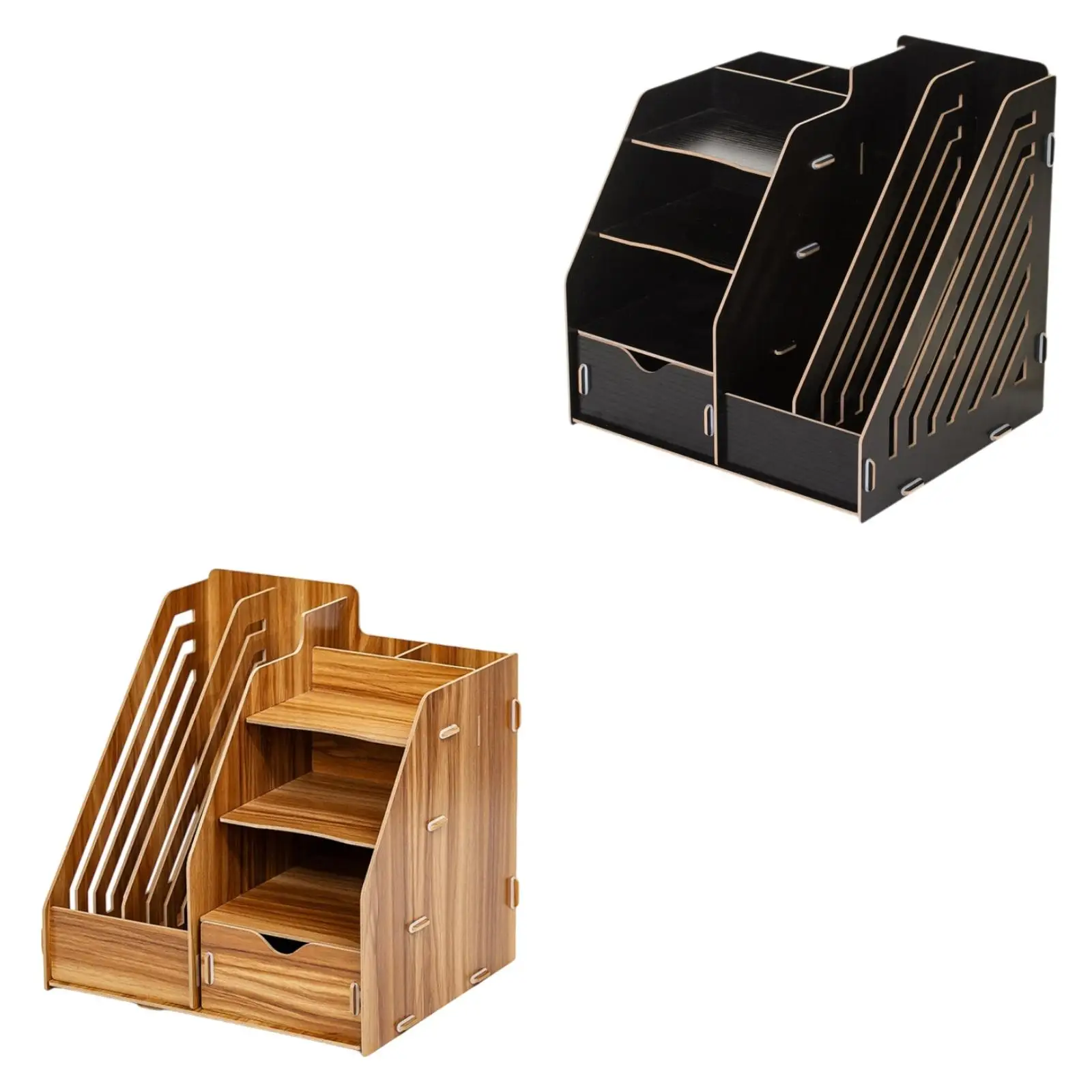 

Desk File Shelf Practical Sturdy Freestanding Multipurpose Office Supplies File Holder for Home Dorm Tabletop Bedroom Farmhouse