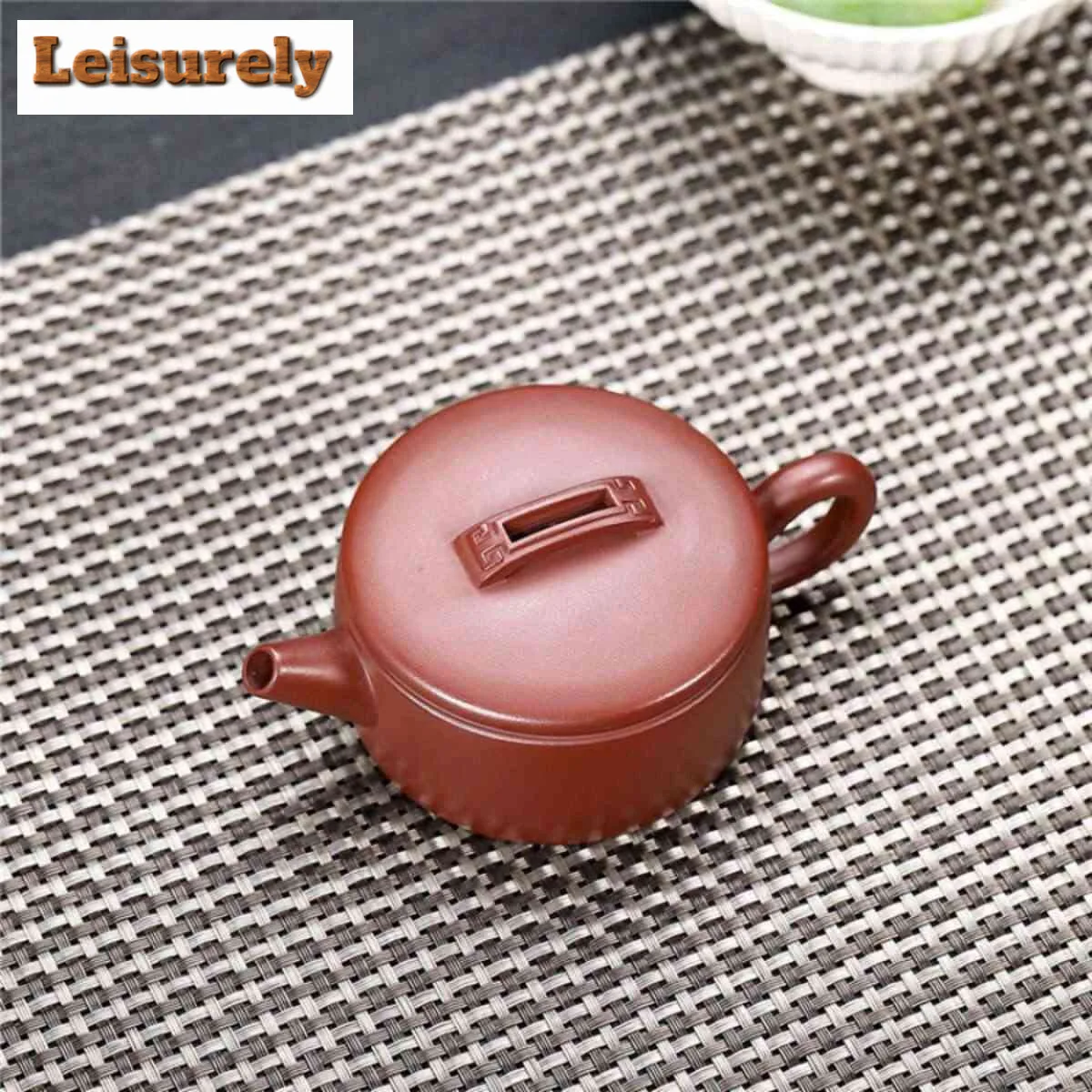 180ml Retro Yixing Purple Clay Teapots Famous Handmade Large Caliber Pot Raw Ore  Red Dragon Mud Tea Maker Kettle Zisha Tea Set