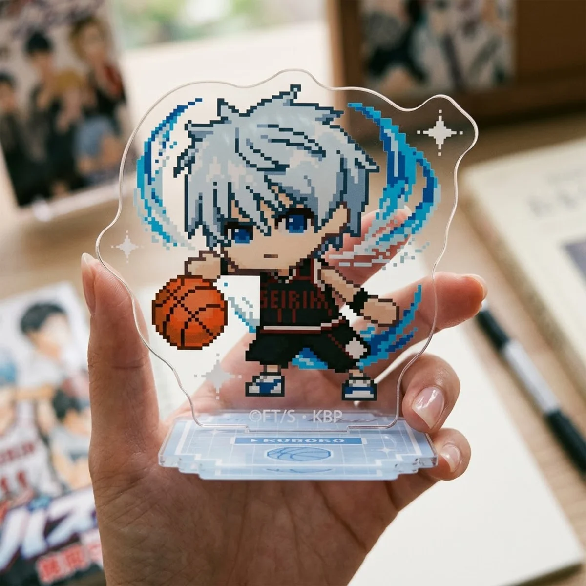 Anime Kuroko's Basketball 10cm Acrylic Stand, Fan Gift, Kuroko Kagami, dorm desk decor Xmas holiday present keychain
