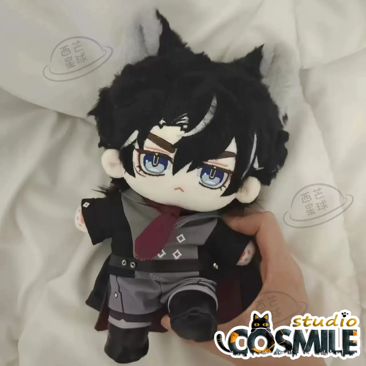 Game Genshin Impact 원신 Wriothesley リオセスリ 라이오슬리 Stuffed Plushie 20cm Plush Doll Toy Body Clothes Clothing XQ