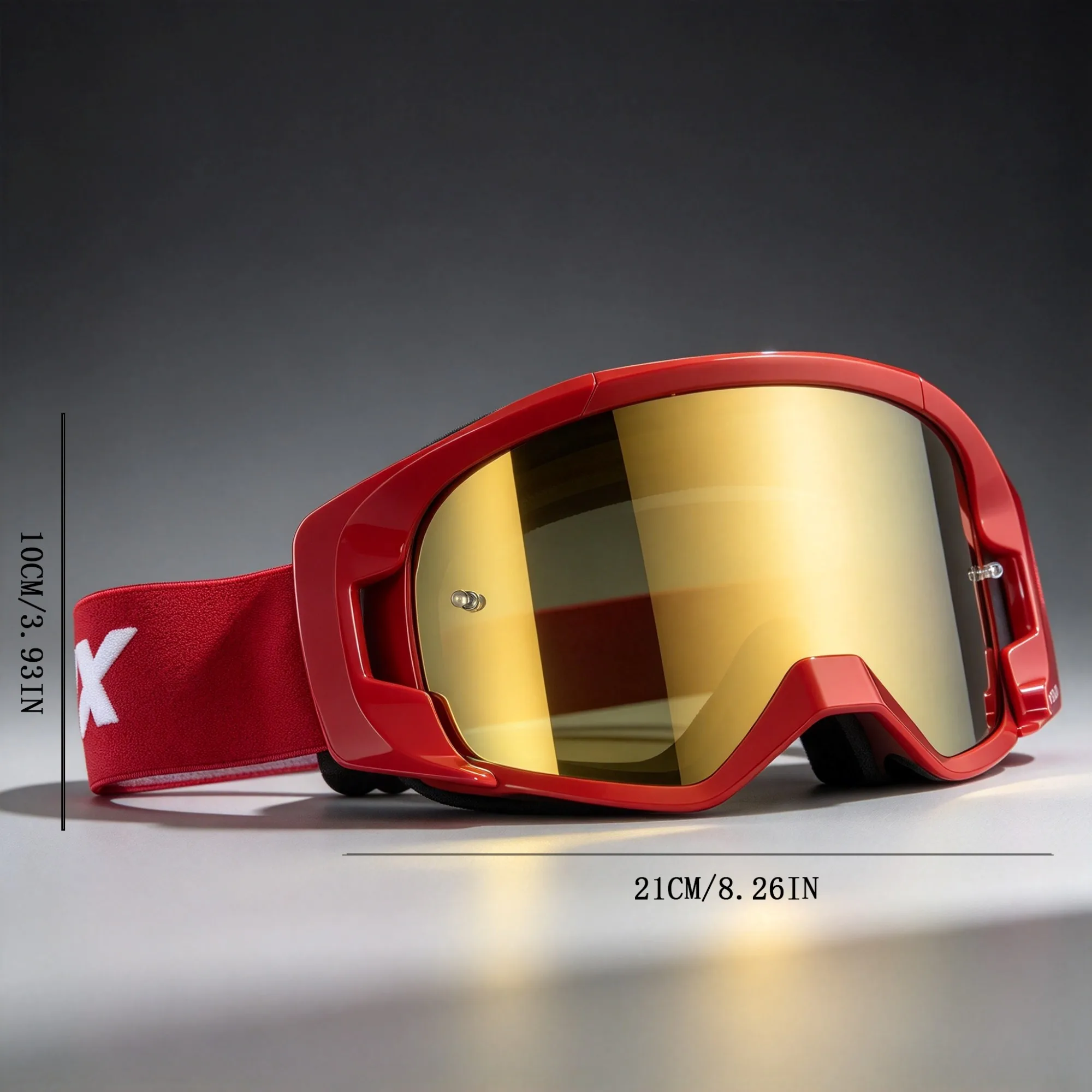 Motorcycle Cross‑Country Riding Goggles, Anti‑UV Wind‑Resistant Motocross Dirt Bike Enduro Helmet Eyewear