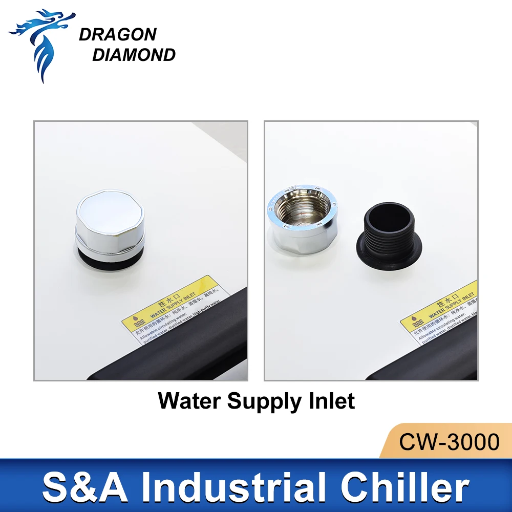 Original S&A TeYu Industrial Water Chiller CW3000 110/220V 25W 30W 40W 50W 60W 70W For Co2 Laser Engraving Cutting Machine