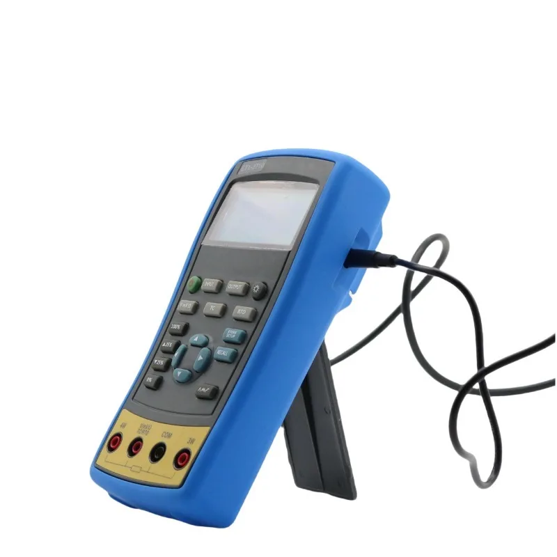 ET2710A Handheld Temperature Process Multimeter RTD Calibrator USB Interface Plastic OEM/ODM LCD Touch Screen IP67 Rated