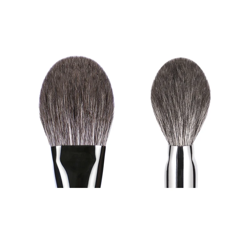 CHICHODO Makeup Brush-Luxury Ebony Handle Natural Hair 41Pcs Brushes Series-002Fox+Goat Hair Powder Brush Beauty Makeup Tools