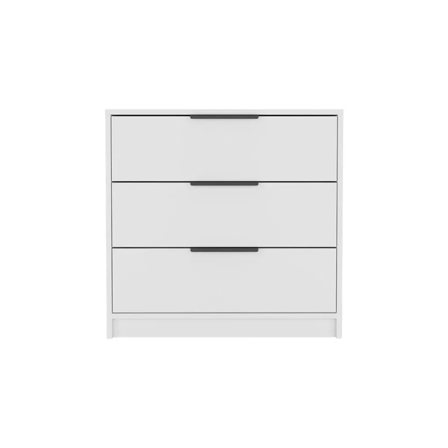 3 Drawers White Dresser Superior Top Storage Furniture