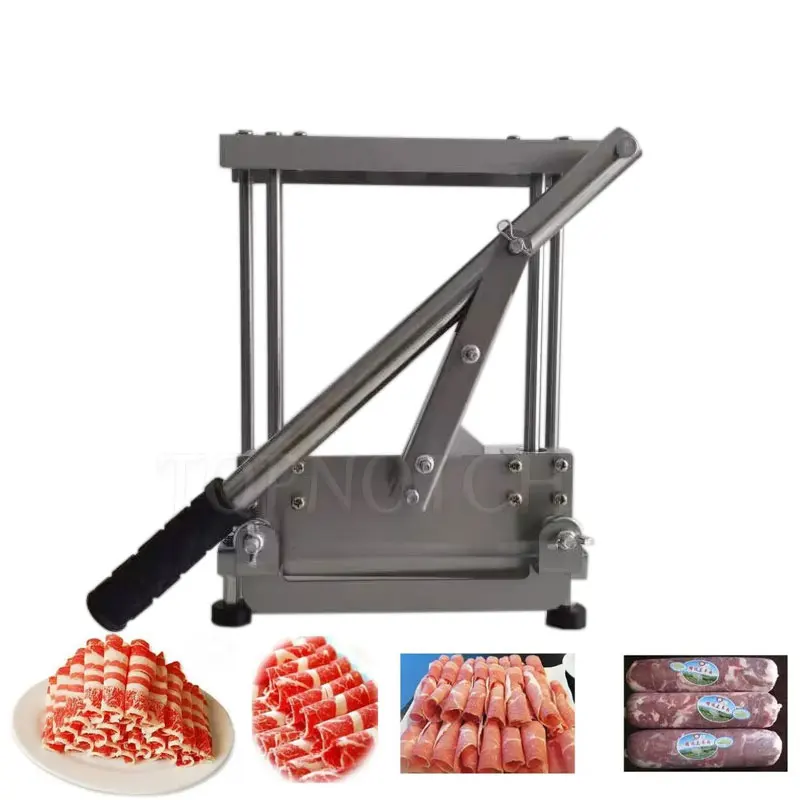 Household Manual Meat Slicer For Frozen Lamb Beef Cutting Machine Vegetable Hot Pot Mutton Rolls Potato Cutter