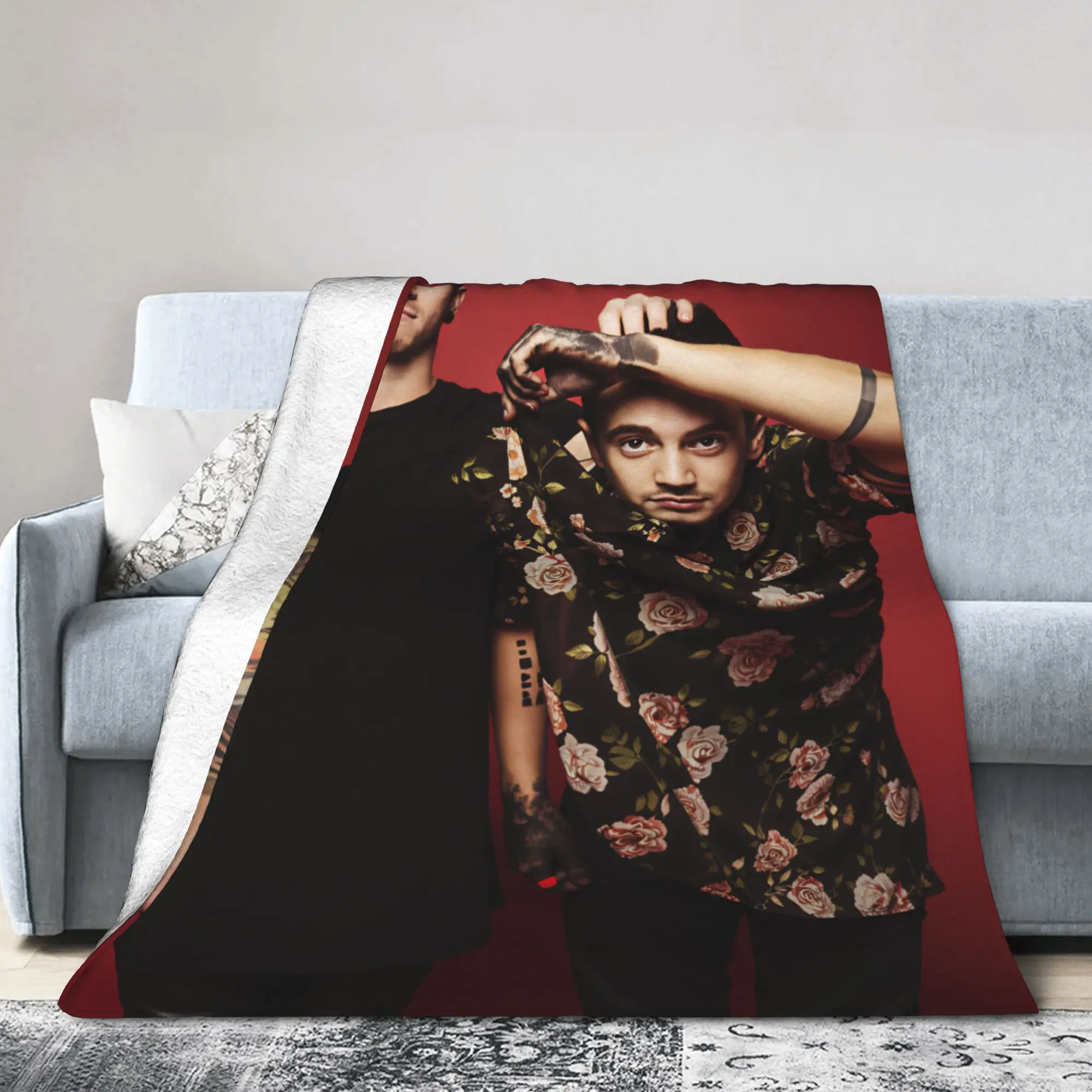 T-TwentyS-YOne-P-Pilots Blanket Quality Super Warm  Throw Blanket Winter Camping Couch Chair Fluffy Bedspread