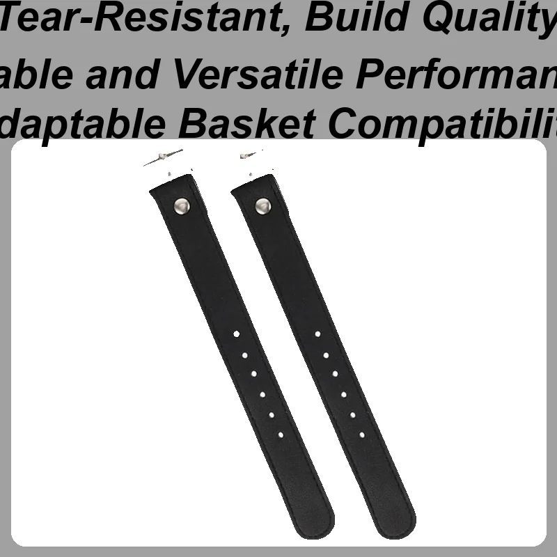 

Cycle Basket Leather Straps Beach Cruiser Front Handlebar Basket Decoration Strap Scooter Equipment For Riding Beach Cruiser