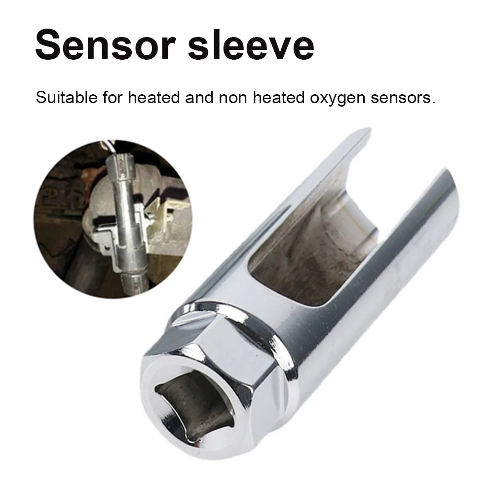 Car Lambda Oxygen Sensor Socket 22mm 1/2 Inch Professional for Repairing Installation Universal Sensor Socket Removal Tool