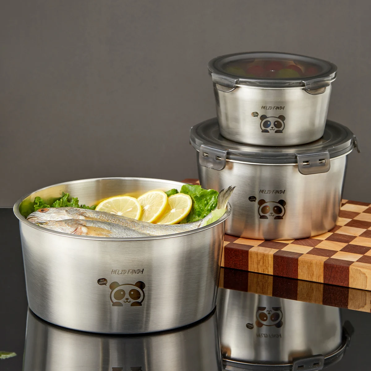 WORTHBUY 304 Stainless Steel S - Food Storage Microwave Safe recension och pris