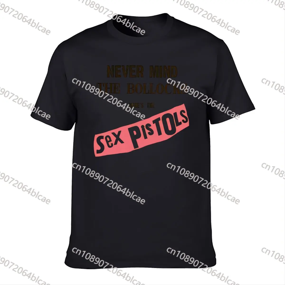 Sex Pistols T Shirt Never Mind The Bollocks Official Album Cover Punk Yellow New2024 High quality Brand Casual