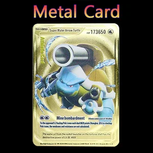Pokémon Game Collection Card, High Mach, Pikachu, Charizard, Mewtwo, Ouro, Preto, Inglês, Francês, Metal, Vmax, Mega GX, Jogo, 183200 Pontos 6 principais vendas cartas pokemon de ouro - №5