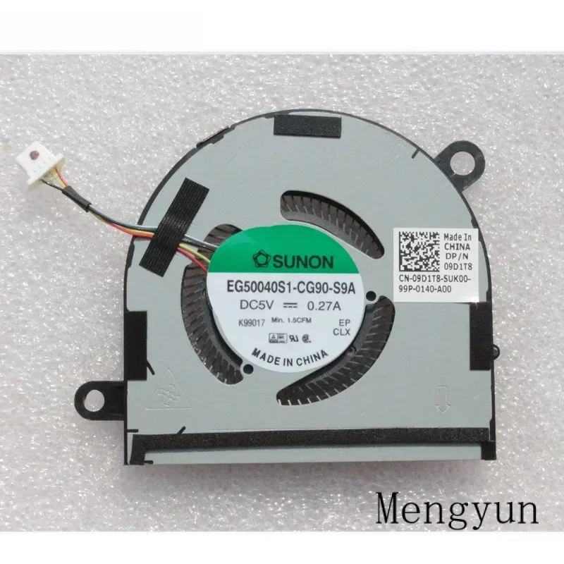 WYORESY New Laptop CPU Fan For Dell Latitude 14 7400 P100G001 9410 2-in-1 DC28000M3SL EG50040S1-CG90-S9A  09D1T8