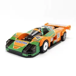 261 sztuk mocy Speed Champions 787B 1991 24 godziny wyścigów Le Mans klocki Model samochodu sportowego miasta zabawka cegła noworoczny prezent