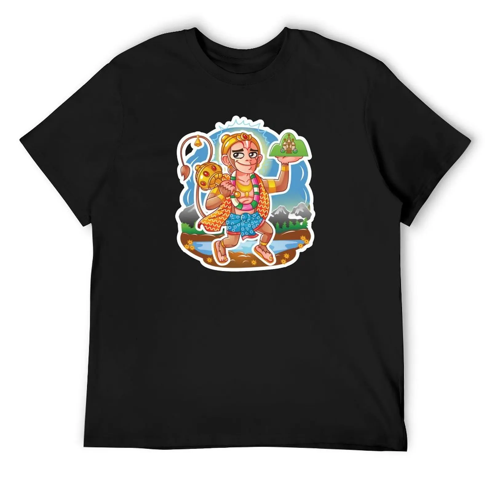 

Hanuman - Hindu God - Bunch of Bhagwans T-Shirt Funny t-shirt blue archive Personalized t-shirt sweat men workout shirt