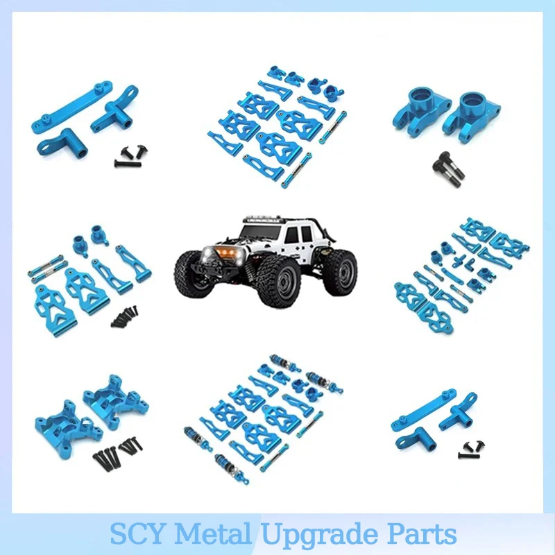 SCY-eje Transmisión Engranaje Motor Sin Escobillas, Piezas Metal Actualización Coche RC, Piezas Originales 16101 16102 16103