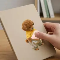 3pcs Big Belly Teddy 3D Stickers Ultra Soft Silicone Car Crash Sticker Door Anti-Collision Sticker For Home And Phone Decoration 5
