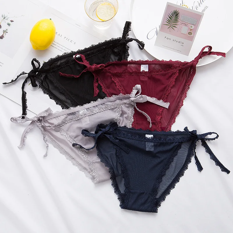 

Six-piece Set of Mesh, Sexy, Pure Yet Alluring, Lace, Lightweight, Breathable, and Adorned with Ruffles for Women.