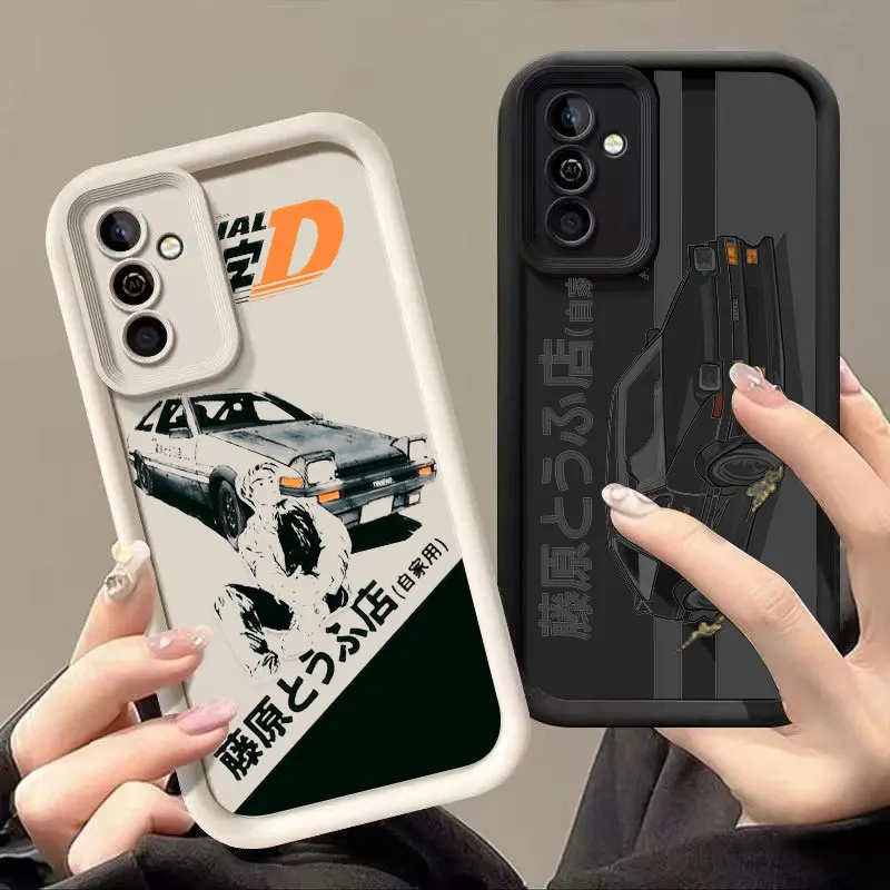 Anime Initial D AE86 Phone Case For Samsung Note 20 Ultra A03 Core A04 A05 S A01 A06 A20 A30 A50 M12 M13 M15 M34 5G M51