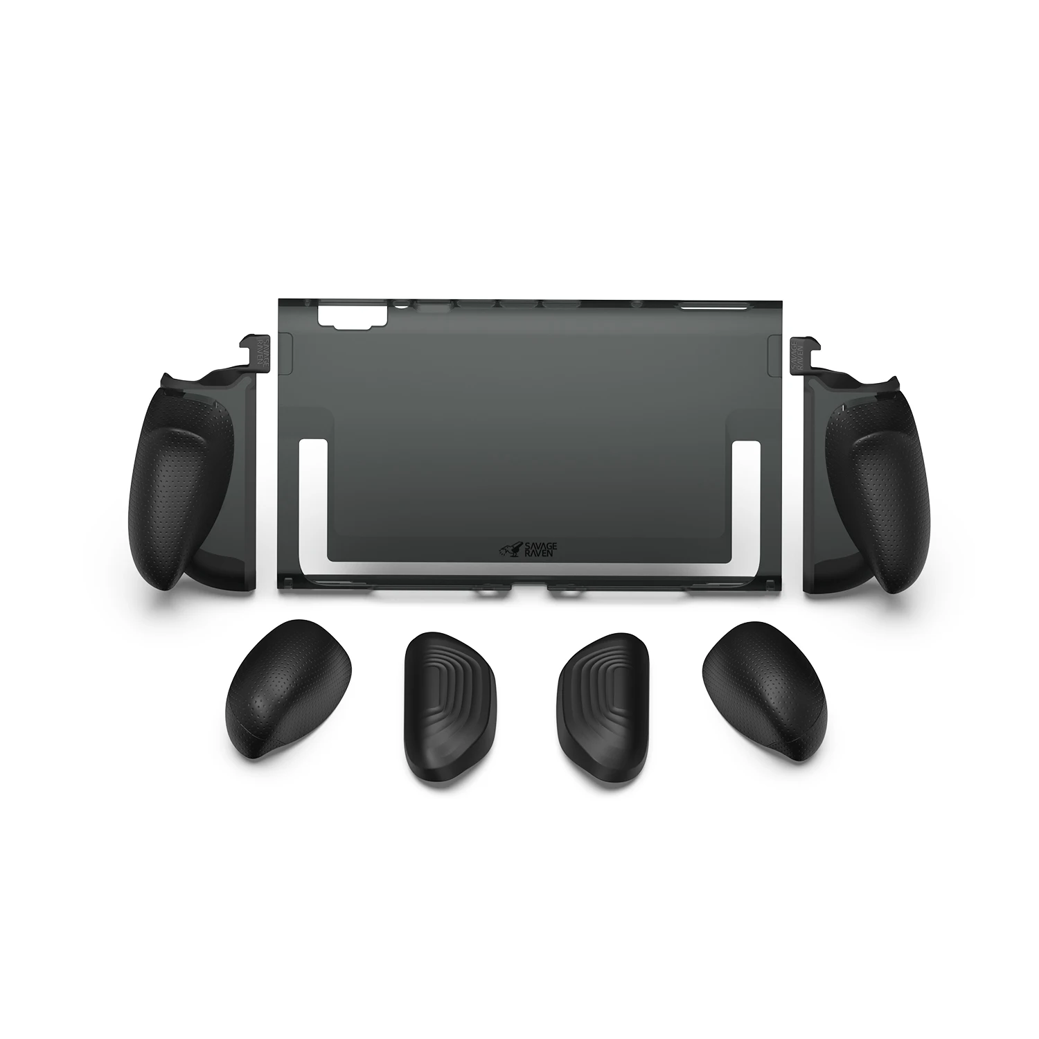 Savage Raven van Skull & Co. FissionGrip Dockbare revolutionaire gespleten beschermhoes voor Nintendo Switch 2