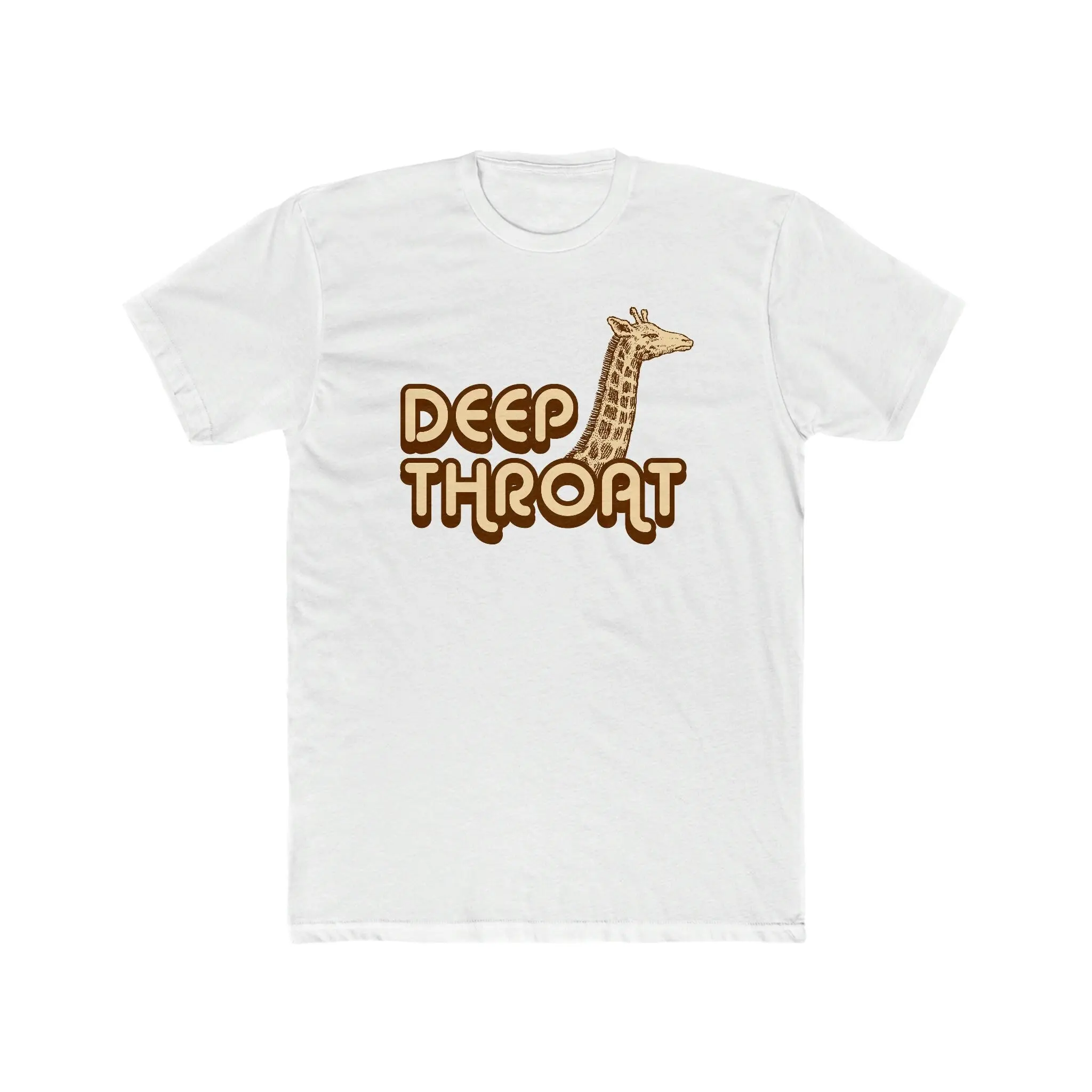 Deep Throat T Shirt Bella Canvas Jersey Cotton