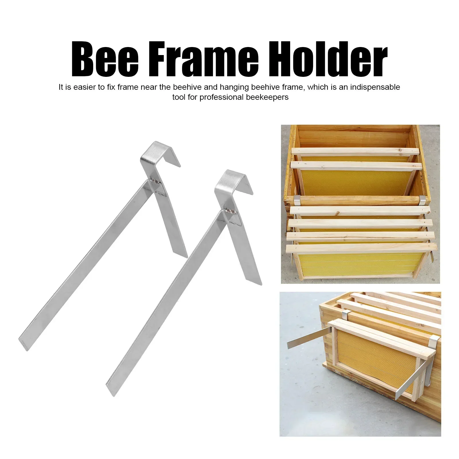 Beehive Frame Holder Stainless Steel Beehive Stand Bracket Apiculture Beekeeping Accessory Tools