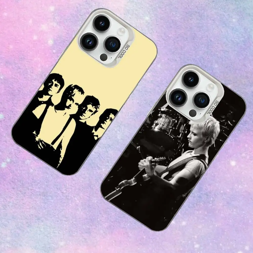 

The Band C-Cranberrie-es Phone Case For iPhone 16,15,14,13,12,11,Mini,Pro,SE,MAX White Matte Shockproof Cover