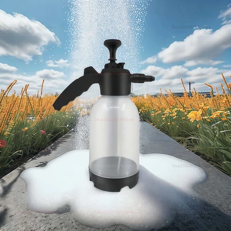 

Ручной распылитель пены для автомойки объемом 2 л для многофункциональной лейки для чистки автомобилей и садовых растений