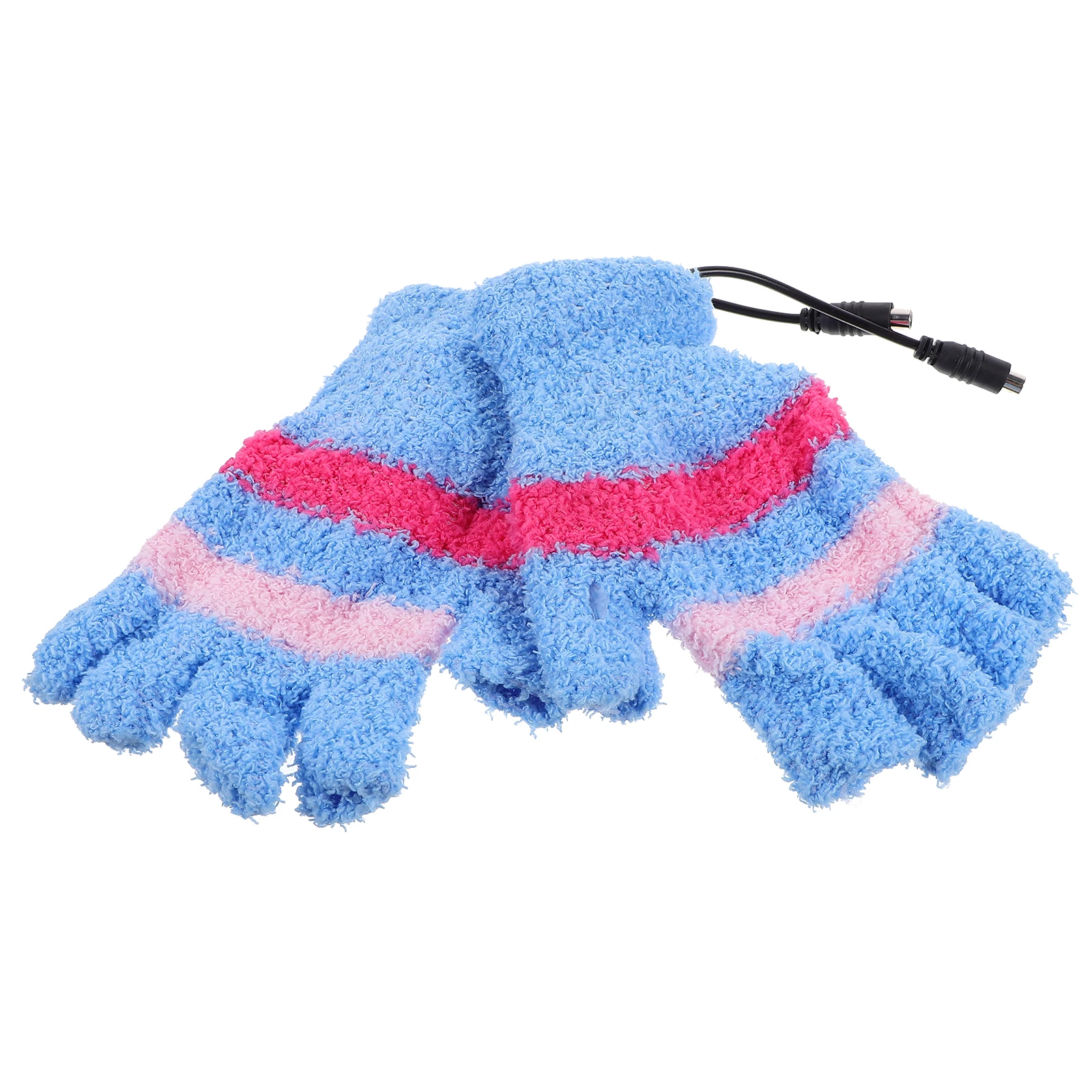 

Electric Heating Finger Gloves USB Hand Warmer Half Mitten Winter Laptop Typing Gloves for Gaming Skiing Hiking Unisex