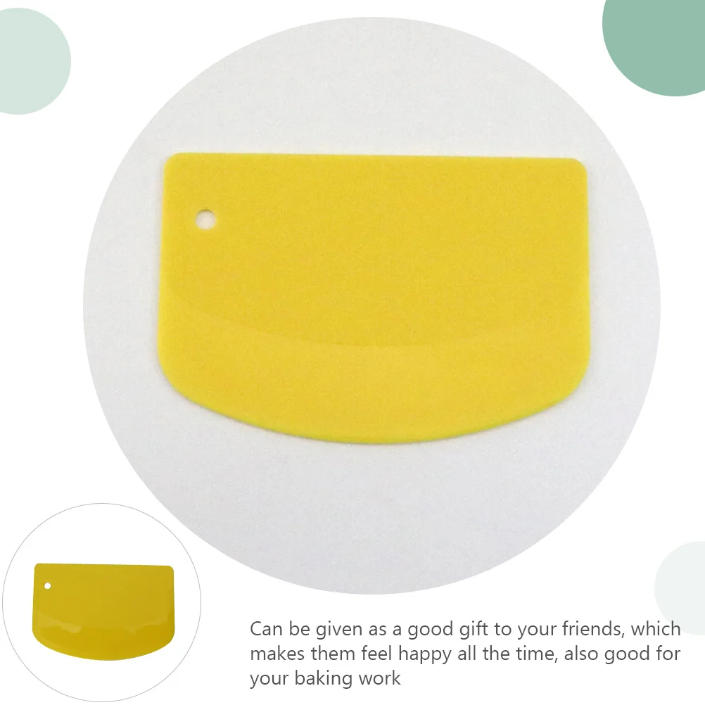 

2Pcs Flour Scraper Multipurpose Baking Dough Cutters Kitchen Gadget Cake Decorating Tool Premium Material Safe Easy