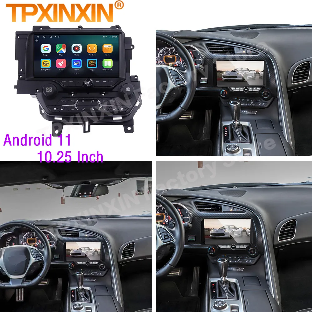 

10.25" Multimedia Android Player Auto Car Radio Stereo For Chevrolet Corvette C7 Stingray 2013 2014 2015 2016 2017 GPS Head Unit