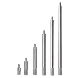 6pcs Dial Indicator Extension Stem Rod Set M2.5 Thread,10-100mm Extend Rod,Measurement for Dial & Digital Indicators XT