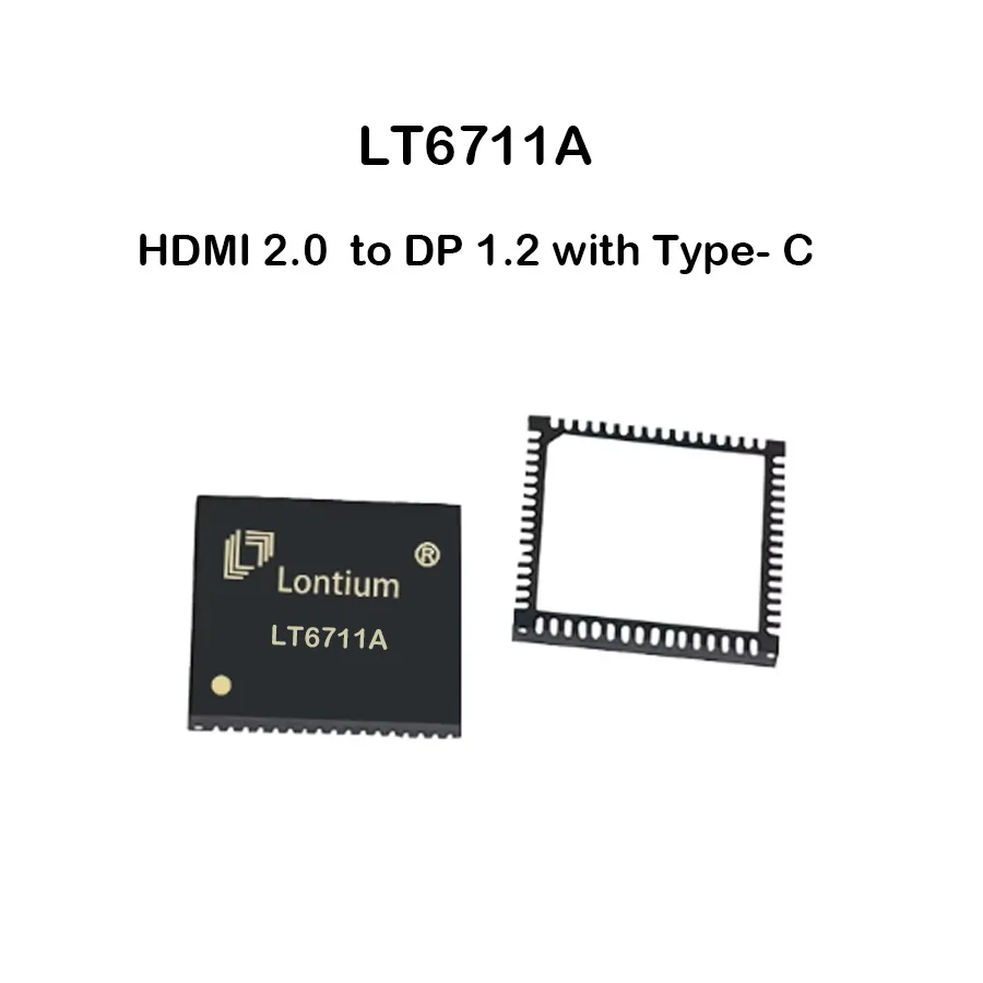 Nuts LT6711A HDMI 2.0 to DP 1.2 Type-C Converter 4K 60Hz Adapter Board/chips