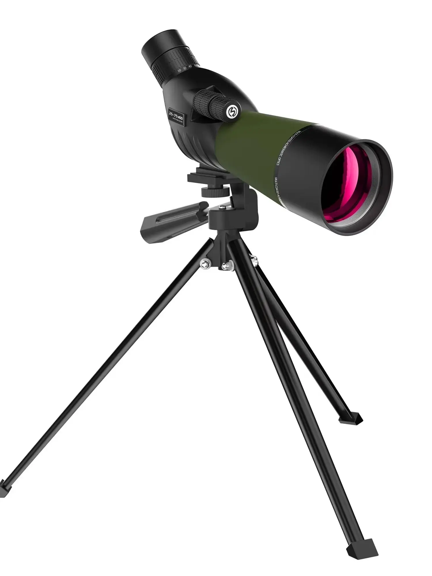 

Монокуляр с 75-кратным увеличением – большая апертура, ручная фокусировка, идеально подходит для наблюдения за птицами, походов, кемпинга и путешествий